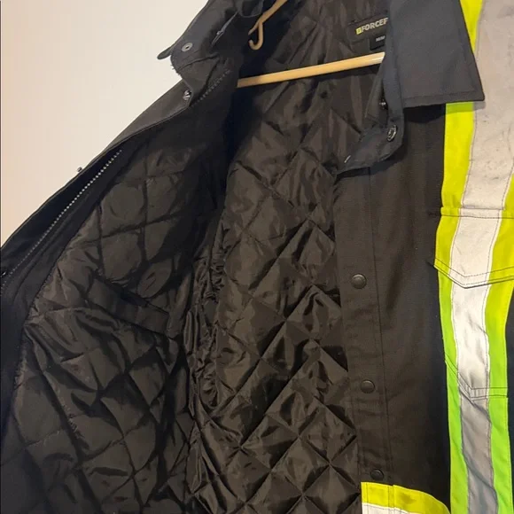 Reflective Black and Yellow Performance Jacket - Picture 6 of 9